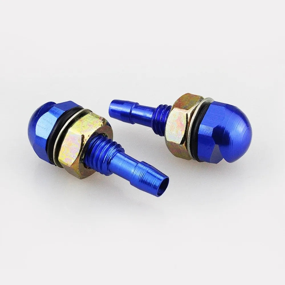 2pcs Fan-Shaped Windshield Washer Nozzle Universal Fit Aluminum Alloy Water Sprayer Adjustable Outlet Durable Washer Sprayer Zpaxo Blue