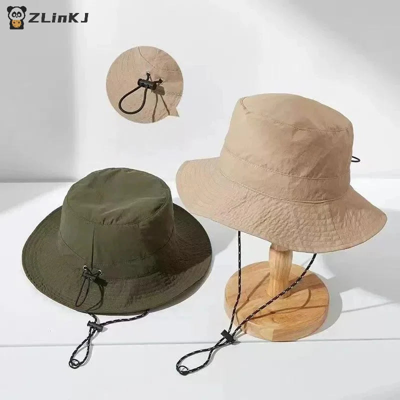 ▶1Pcs Summer Sun Protection Waterproof Fisherman Hat Bucket Camping Hiking Mountaineering Cap Foldable Storage Bag Zpaxo