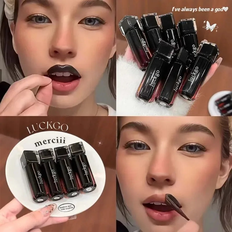 Chocolate Brown Peel Off Lip Stain Waterproof Long Lasting Makeup