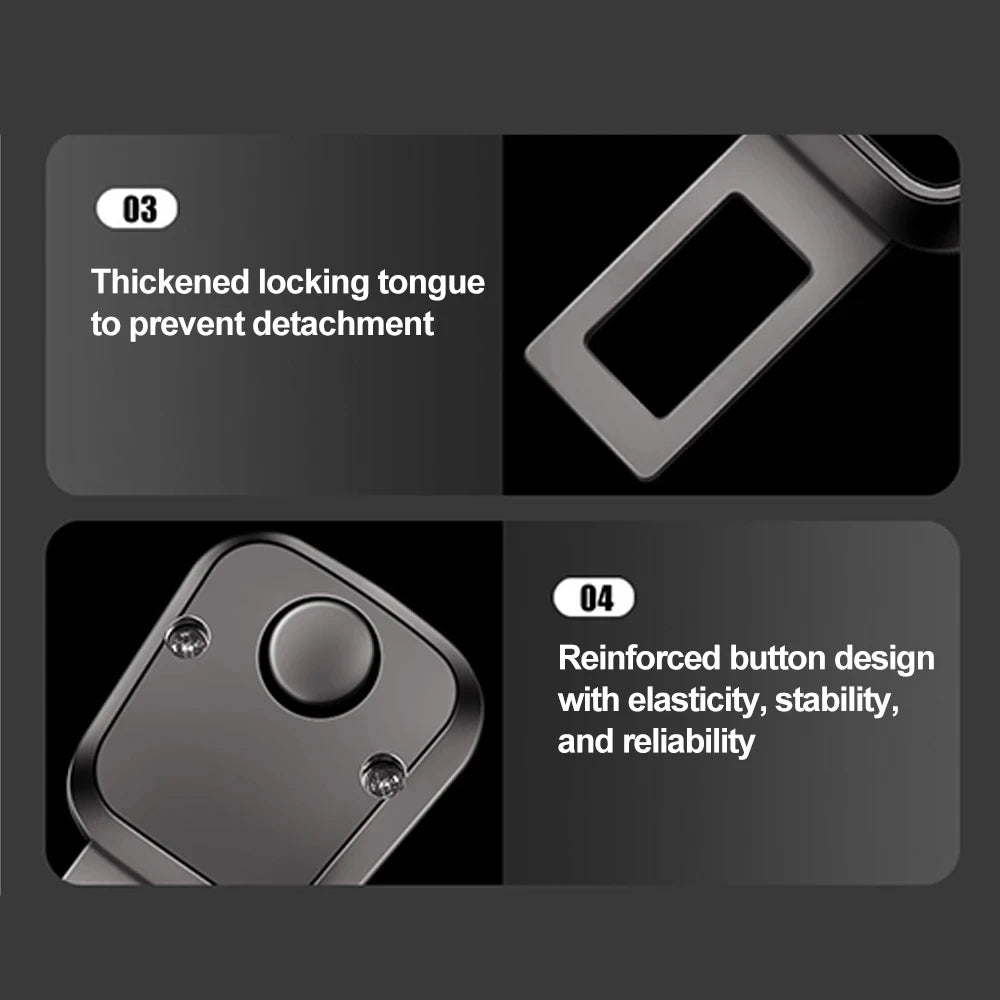 Seat Belt Buckle Car Extension Shoulder Strap Button Suitable Tesla