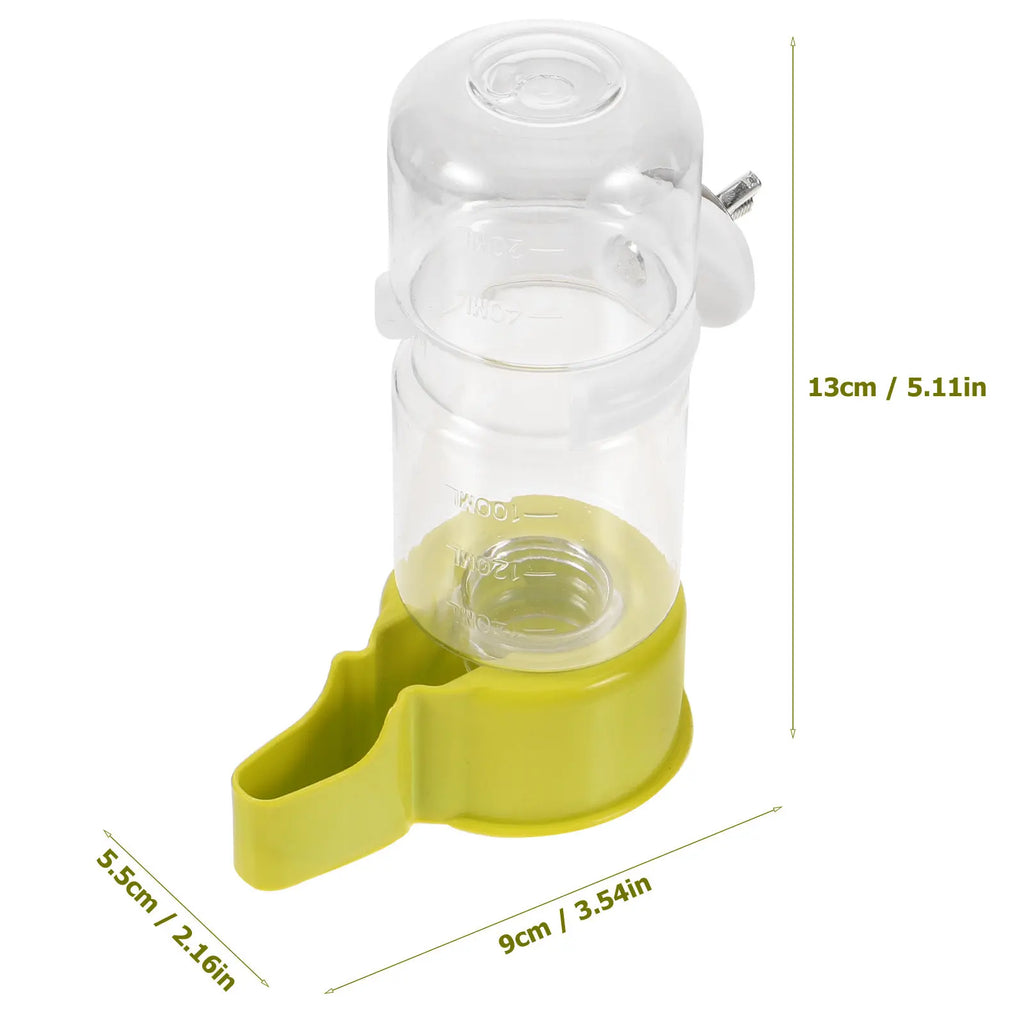 Bird Water Dispenser Cage Automatic Parrot Waterer Mounting Fresh