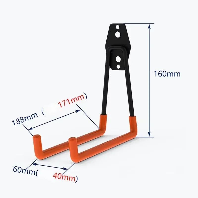 Heavy Duty Wall Mounted Metal Hooks – Garage & Garden Storage Wall Storage Hook Zpaxo L 1PC