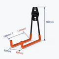 Heavy Duty Wall Mounted Metal Hooks – Garage & Garden Storage Wall Storage Hook Zpaxo L 1PC