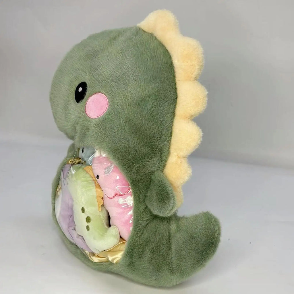 Dinosaur Plush Pillow Dinosaur Stuffed Animal Throw Pillow Doll Huggable Doll Nursery Decoration Cushion For Sofa Bed Couch Car Zpaxo