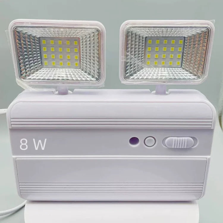 Dual-Head LED Emergency Light 360° Auto Power Failure Lamp Emergency LED Lamp Zpaxo 8W China Mainland