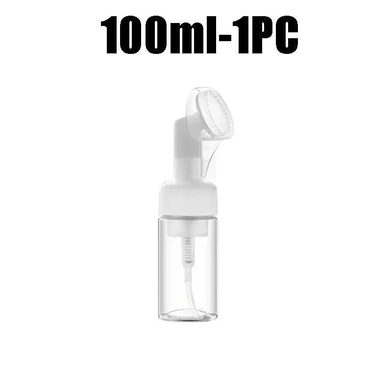 Foaming Gel Dispenser Refillable Press Pump Facial Cleanser Hair Wash Zpaxo 100ml-1PC