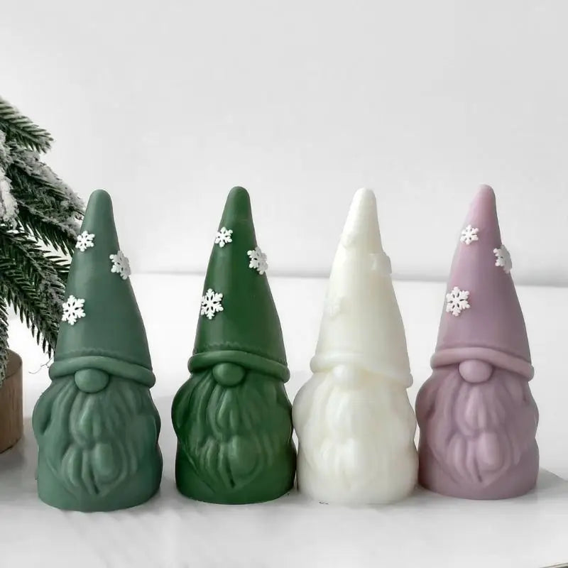 Dwarfs Silicone Molds Plasters Epoxy Resin Christmas Baking Casting