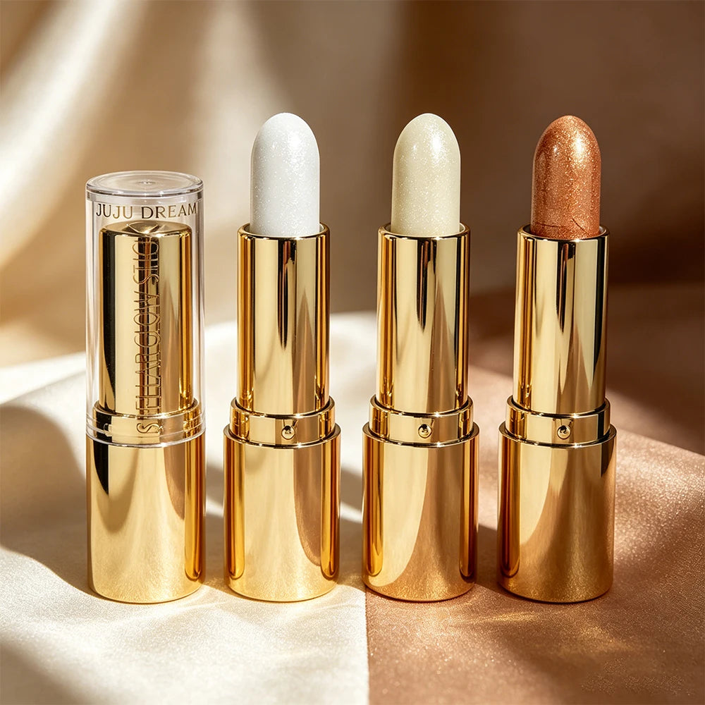 JUJU DREAM Shimmer Highlight Stick Waterproof Face Illuminator Smooth Zpaxo