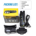 Mini LED Headlamp Motion Sensor Magnetic USB Rechargeable 800LM