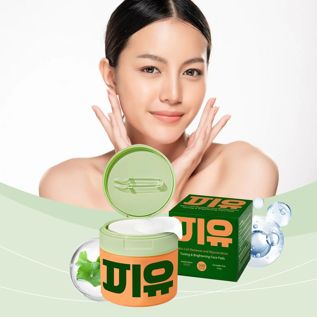 Centella Asiatica Moisturizing Facial Pads 100 Pcs – Brighten Facial Skincare Pads Zpaxo