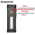 ESMARTER Mini LED Flashlight – Magnetic, 600 Lm, Power Bank