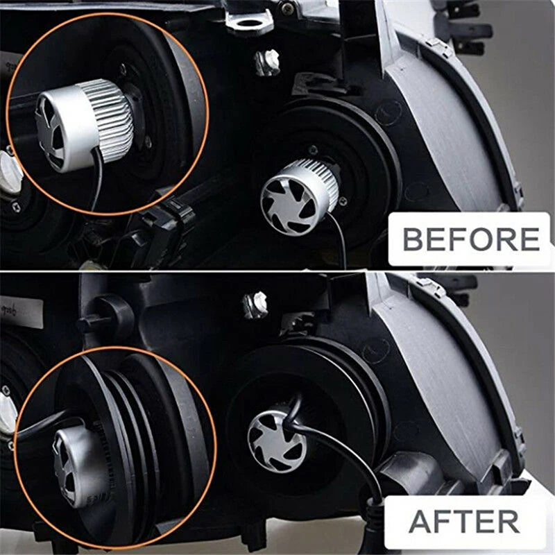 Rubber Headlight Dust Cover – Universal LED & HID Seal Cap