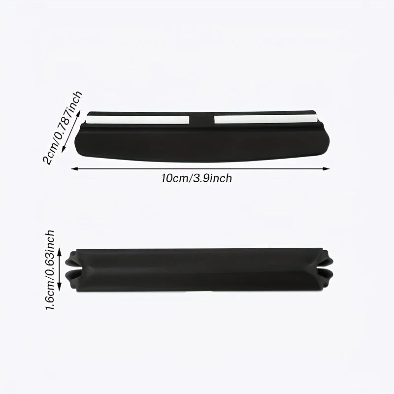 Plastic Angle Guide Knife Sharpener – Diamond Stone Tool Knife Sharpening Guide Zpaxo S black-2pcs