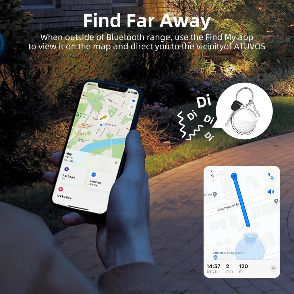 Mini GPS Tracker Apple Ios System Find My APP Air Tag Key Finder Bag