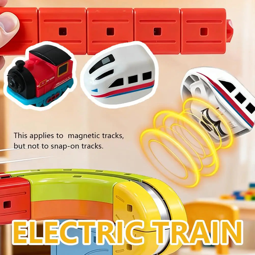 Magnetic Electric Train Toy Set – Kids Educational Gift Electric Train Set Zpaxo