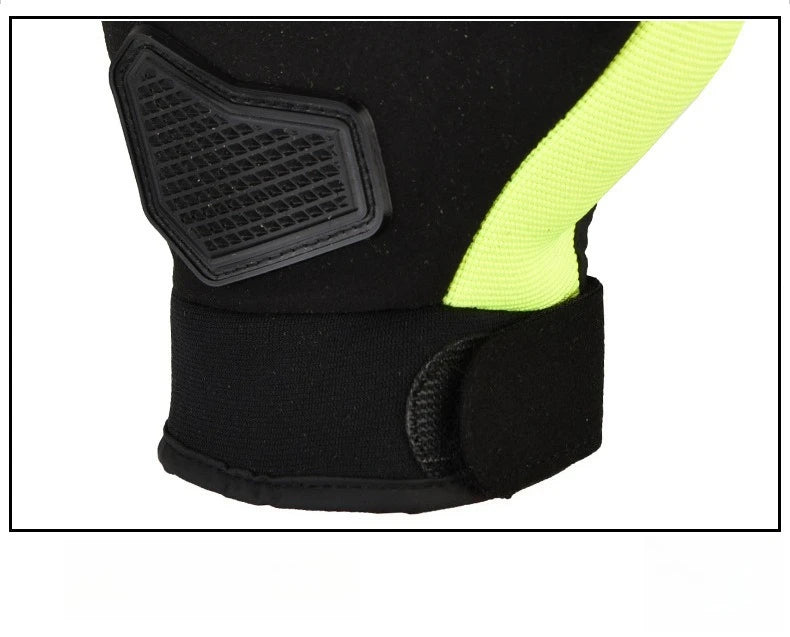 Motorcycle anti fall stainless steel hard shell half finger riding gloves for men's mountain bike riding equipment gloves Zpaxo