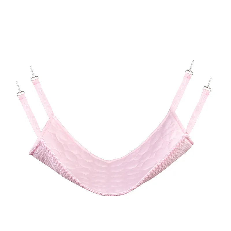 Cat Hammock Pets Hanging Mat Cool Core Material Hammocks Beds Summer Zpaxo PINK L