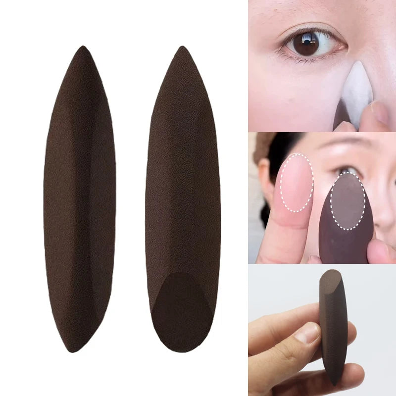 Detail Makeup Puff Wet and Dry Use Sponge for Makeup Liquid Foundation Cream Cosmetic Applicator Tools Shaped Contour Concealer Zpaxo