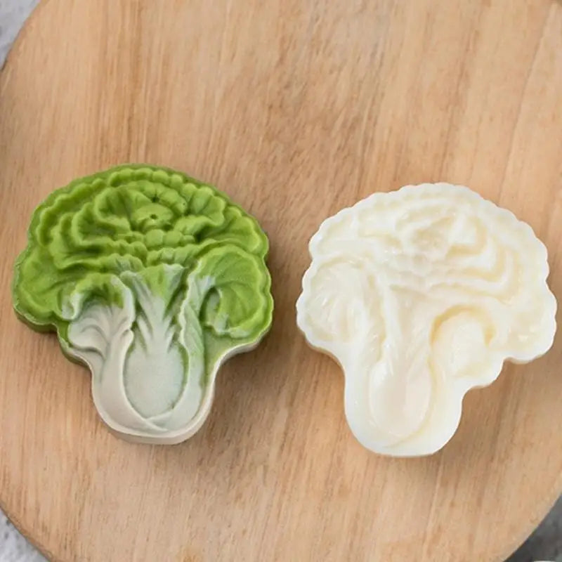 Mooncakes Molds Jades Cabbage Bean Pastes Cake Mould 1 Stamps ABS