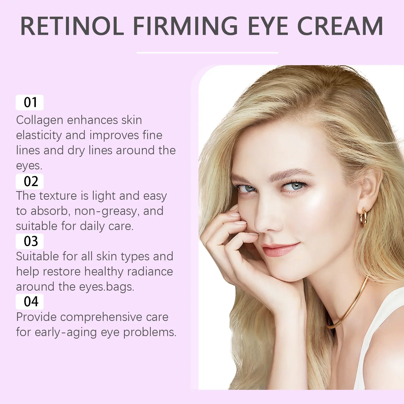 Hoygi Retinol Eye Cream – Dark Circles & Firming, 20g Retinol Eye Cream Zpaxo