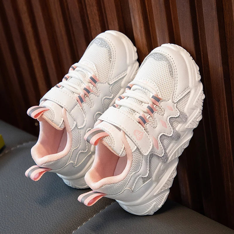 CINESSD Fashionable Kids Running Shoes Comfortable Breathable Mesh Zpaxo