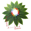 Leaf Grass Skirt Hawaiian Green Beach Dance Party Bonfire Artificial