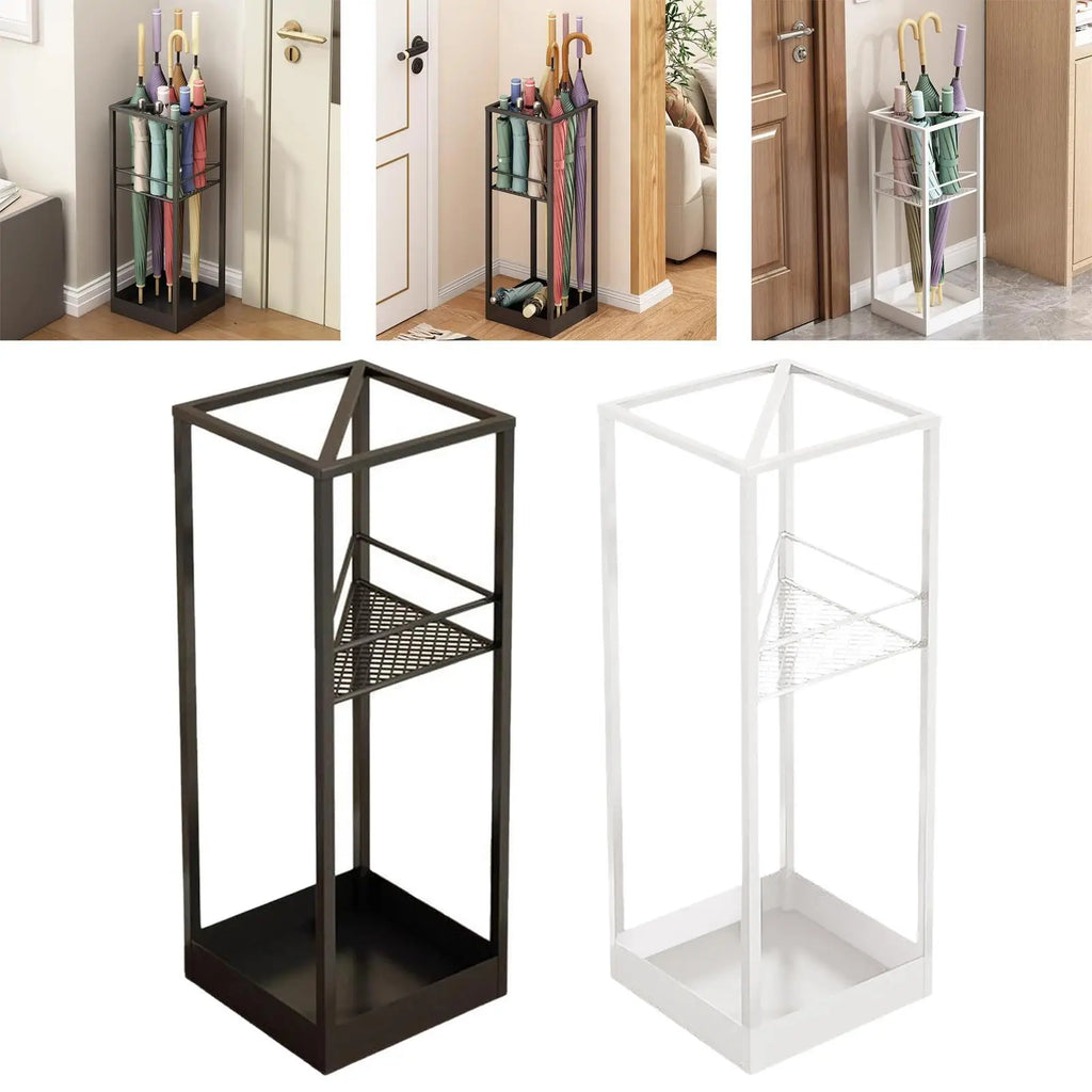 Umbrella Stand Umbrella Organizer Convenient Portable Organizer Container Large Umbrella Hollow Storage Rack Holder Space Saving Zpaxo