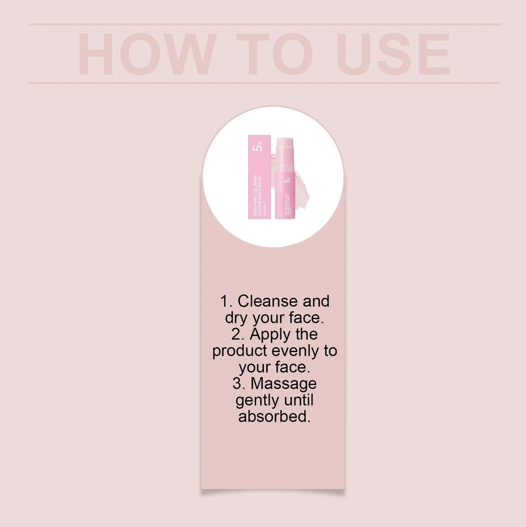 Collagen PDRN Multi Balm Stick – Hydrate, Firm & Brighten Skin Face Balm Stick Zpaxo