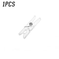 Mini Clear Plastic Spring Transparent Clips Clothes Photo Paper Peg