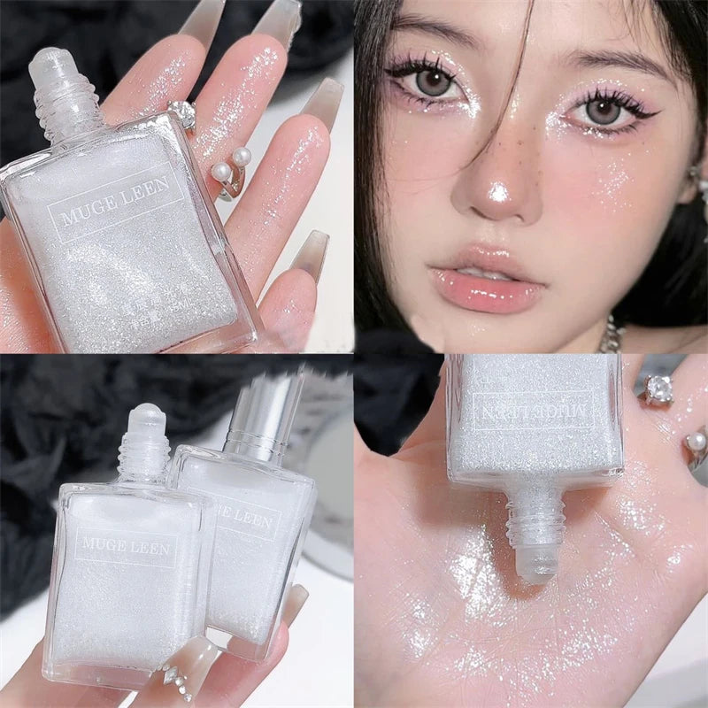 Body Shimmer Highlighter Diamond Liquid Eyeshadow Highlighters Body Glitter Easy Use Face Contour Shimmer Woman Makeup Cosmetics Zpaxo 01