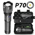 ZHIYU XHP70 Rechargeable Tactical Flashlight – 18650 USB-C