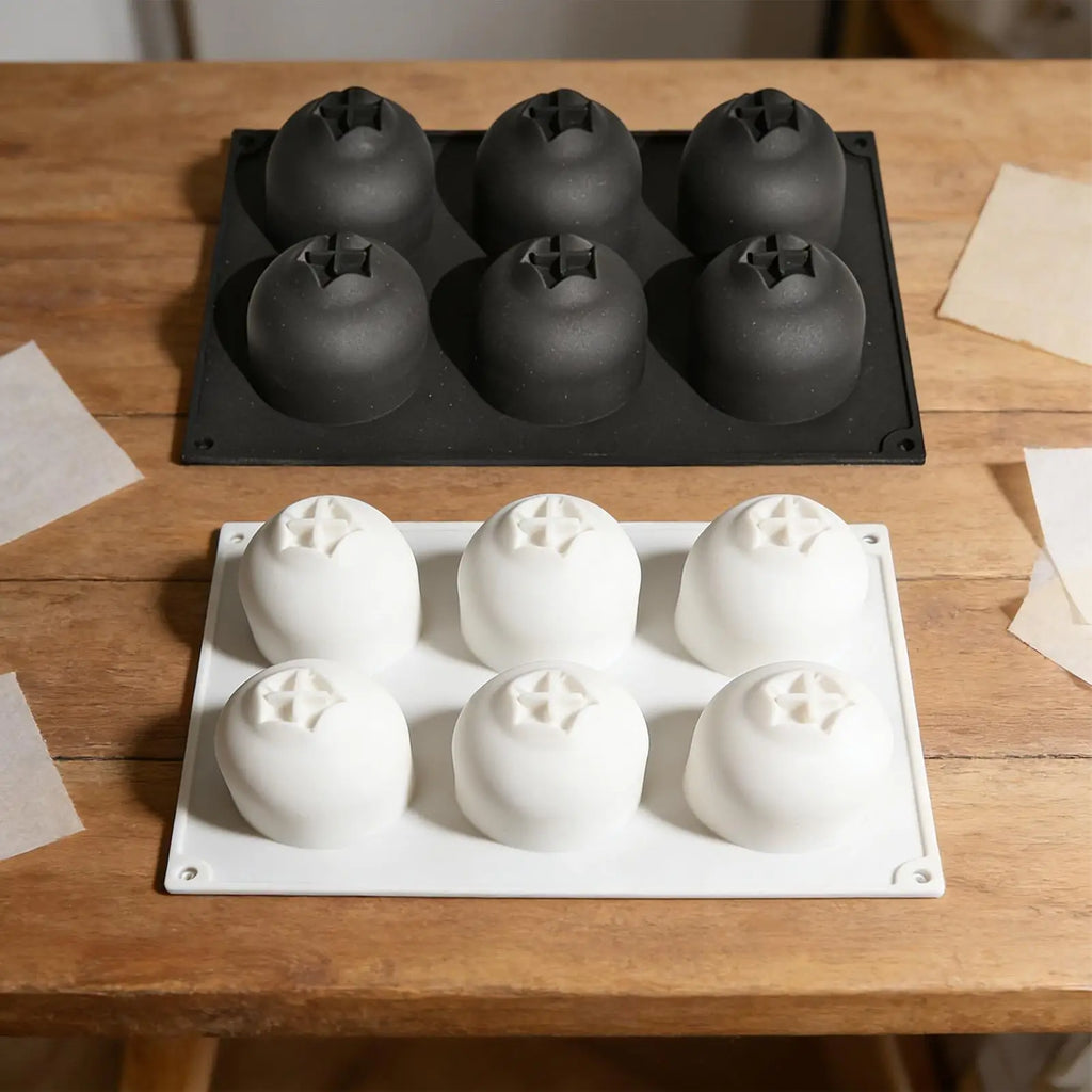 Molds Baking 6 Cavity Silicone Muffin Pan Food Grade Heat Resistant