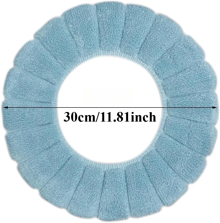 Washable Toilet Seat Cover – Soft Stretchable Cushion Pad