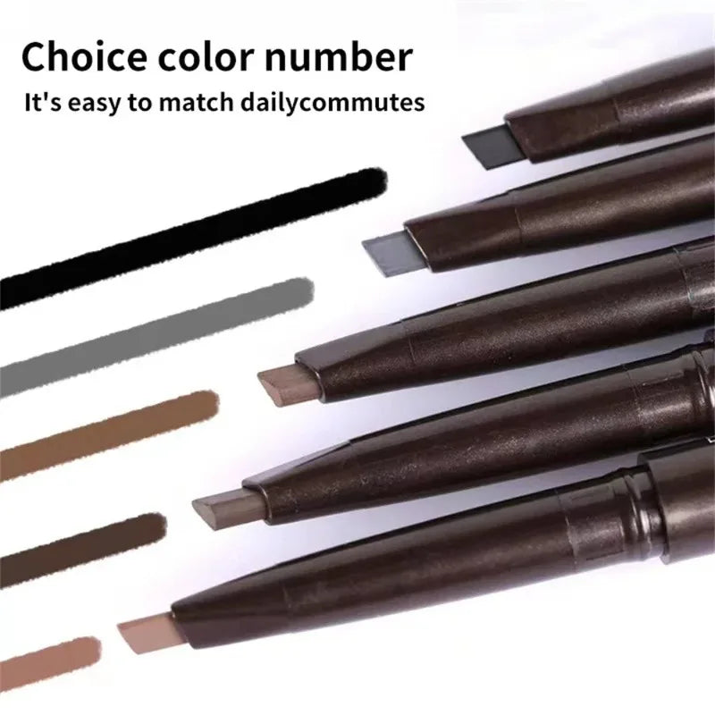 Double-headed Eyebrow Pencil Extremely Fine Waterproof Enhancers Long