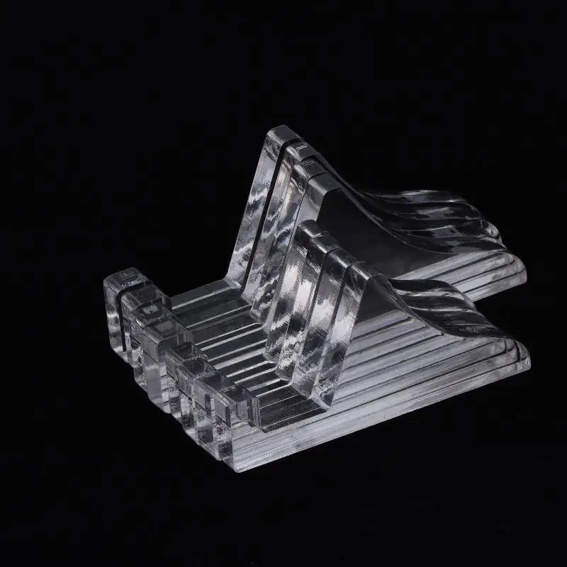 2-Pack Transparent Acrylic Photo Frame Display Stand