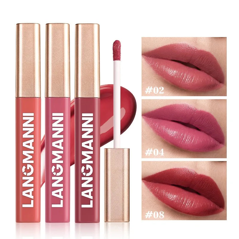 12 Colors Matte Lip Gloss Waterproof Long-lasting Velvet Non-drying