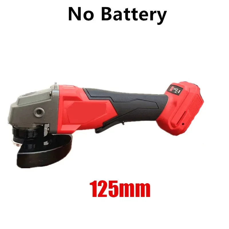 Fit Milwaukee 18V Battery Brushless Angle Grinder 3 Gears 100 Zpaxo No battery-125mm