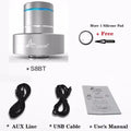 AyeBeau Vibro Subwoofer 26W Portable Bluetooth Bass Speaker Portable Bluetooth Speaker Zpaxo white