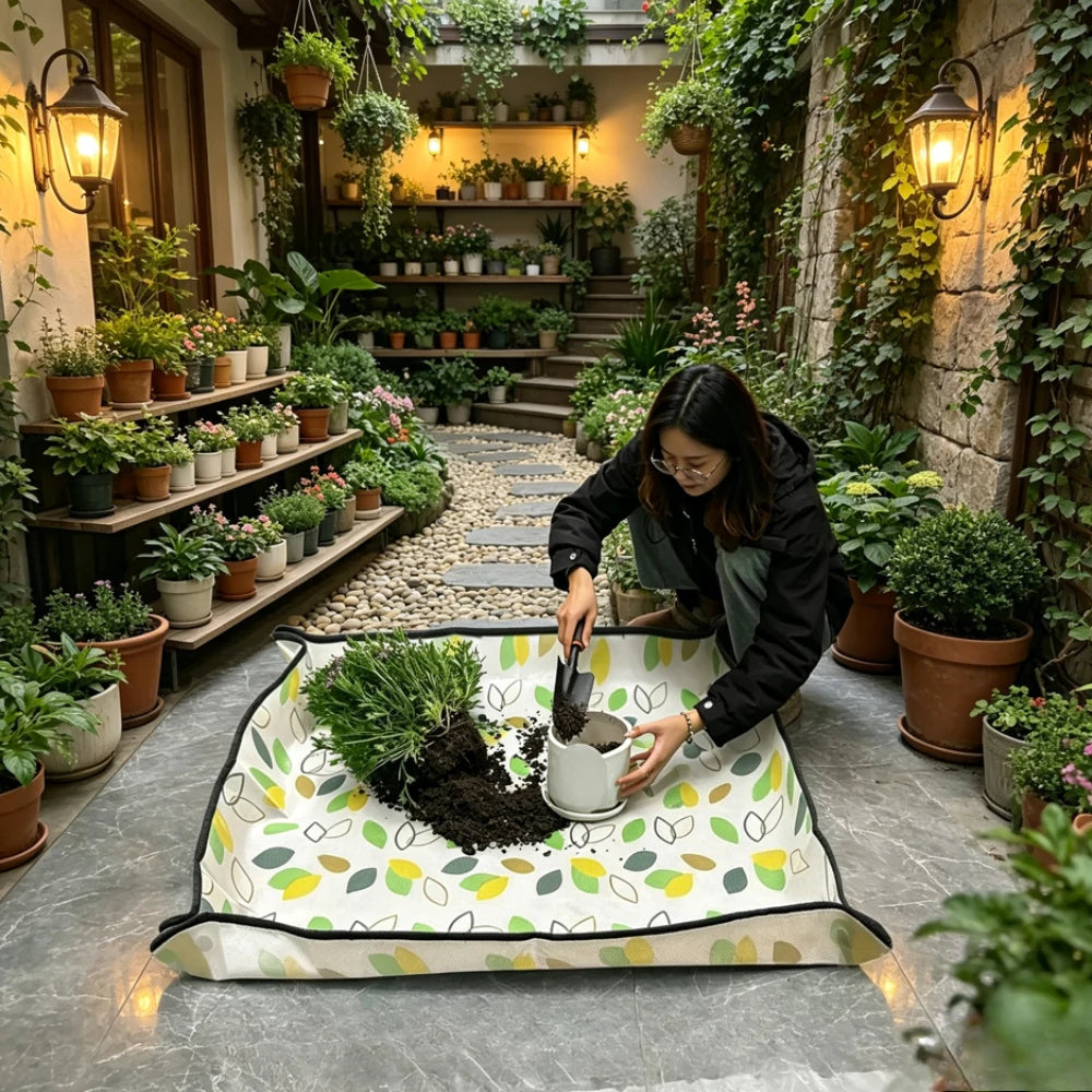 Waterproof Potting Mat Indoor Plant Transplanting Dirt Control