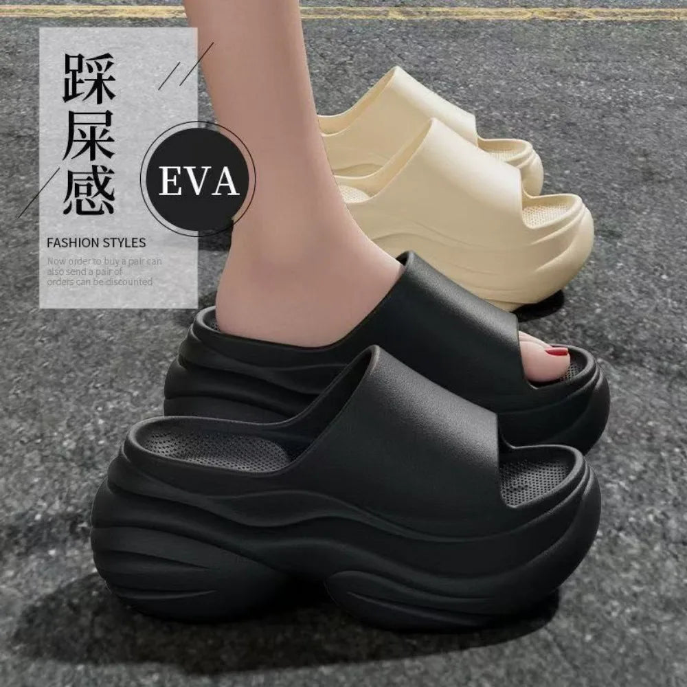 Outdoors Sturdy Anti-slip Thick-soled Women's Indoor-outdoor Slip-on