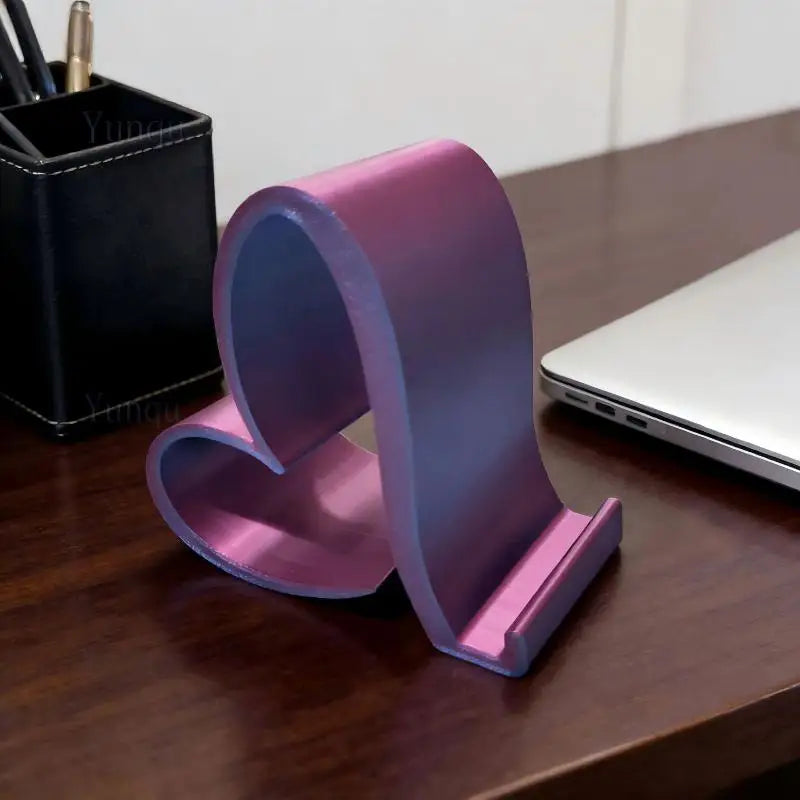 Creative 3D Printed Heart-shaped Universal Mobile Phone Stand Home Zpaxo A5