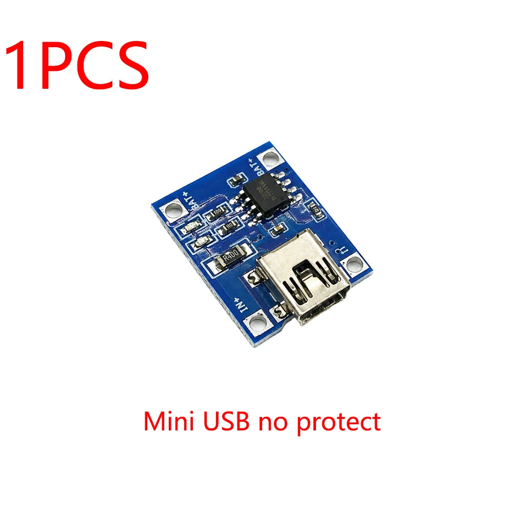 TP4056 5V 1A Type-c Mini USB Micro 18650 Lithium Battery Charger Zpaxo 1pcs 3