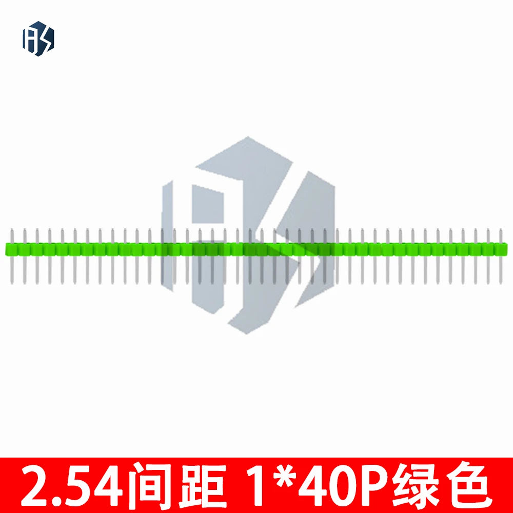 PCB Board Soldering Pin Header – 10pcs 40 Pin 2.54mm Breakable Strip, 10 Colorful Single Row Male Connectors Zpaxo