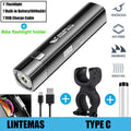 Super Bright LED Flashlight USB Rechargeable 18650 Battery Led Torch for Night Riding Camping Hunting & Indoor Flash light Zpaxo B