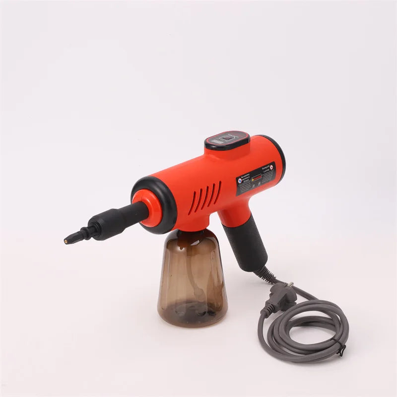 Handheld Steam Cleaner High Pressure Household Portable Steam Cleaning Machine For Kitchen Home Sofa Air Conditioner Car Washer Zpaxo 110 V Red