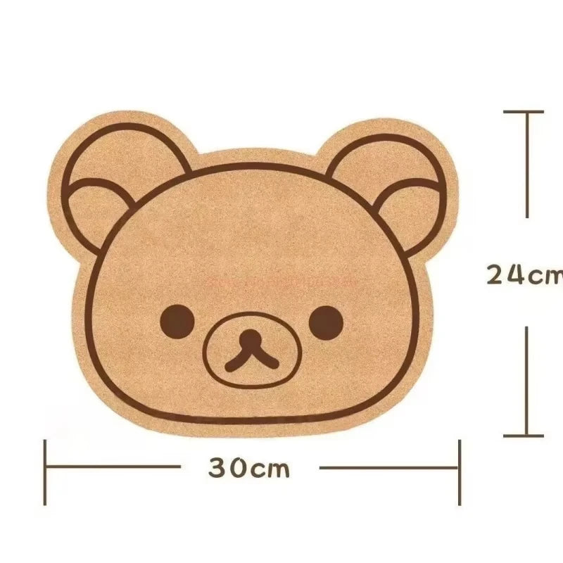 Cartoon Felt Board Home Decor Wall Decor Panel Felt Posters on The Wall Bear Wall Sticker Rilakkumas Children's Room Decorating Zpaxo 24x30cm