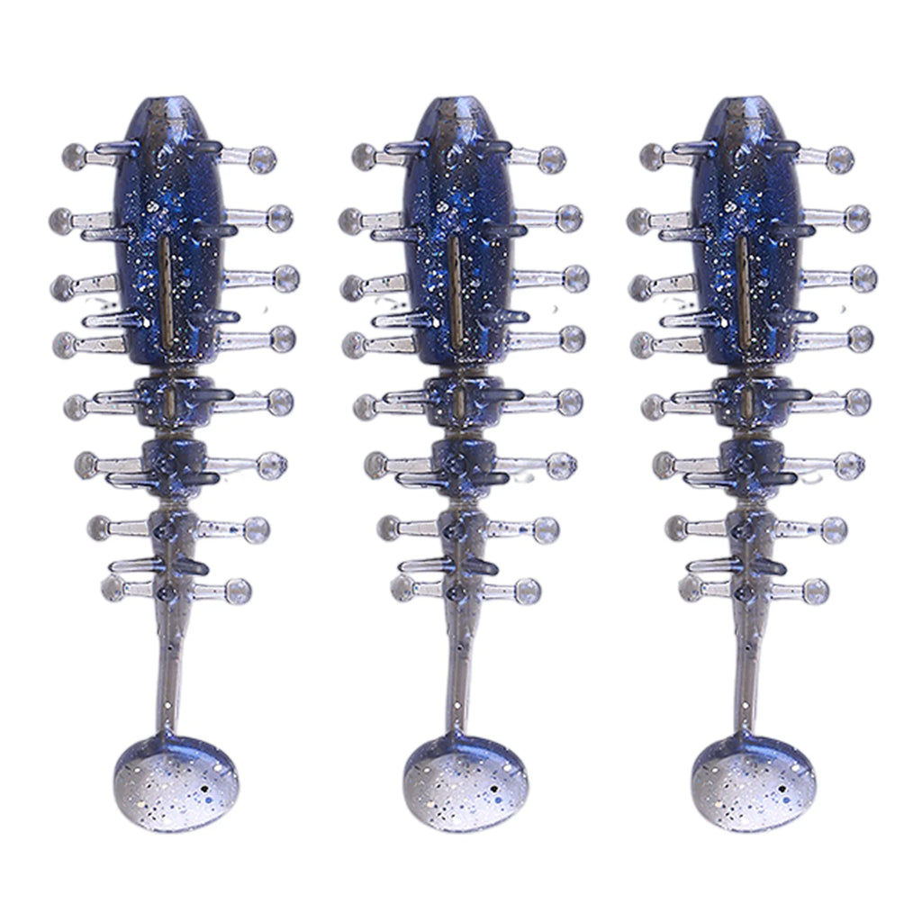 Soft Plastic Fishing Lure Lightweight Paddle Tail Swimbaits TPE