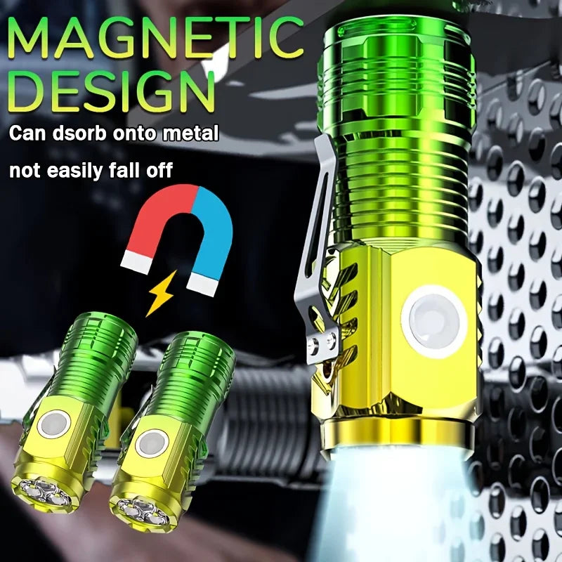 Mini Rechargeable LED Flashlight – 1000LM Waterproof Torch