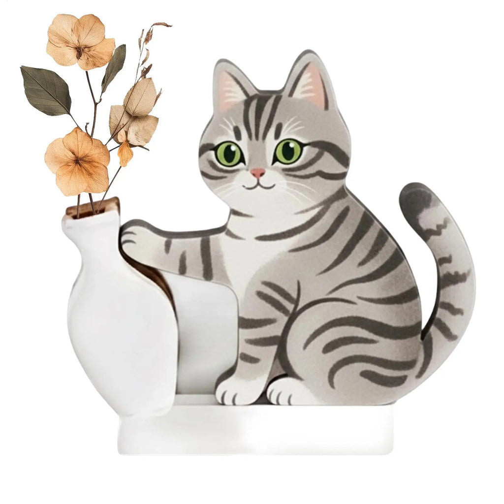 Cat Whisker Jar Magnetic Refrigerator Ornament Cat Whisker Keepsake Magnet For Whiteboard Map Notes Home Kitchen Cabinets Zpaxo Default Title