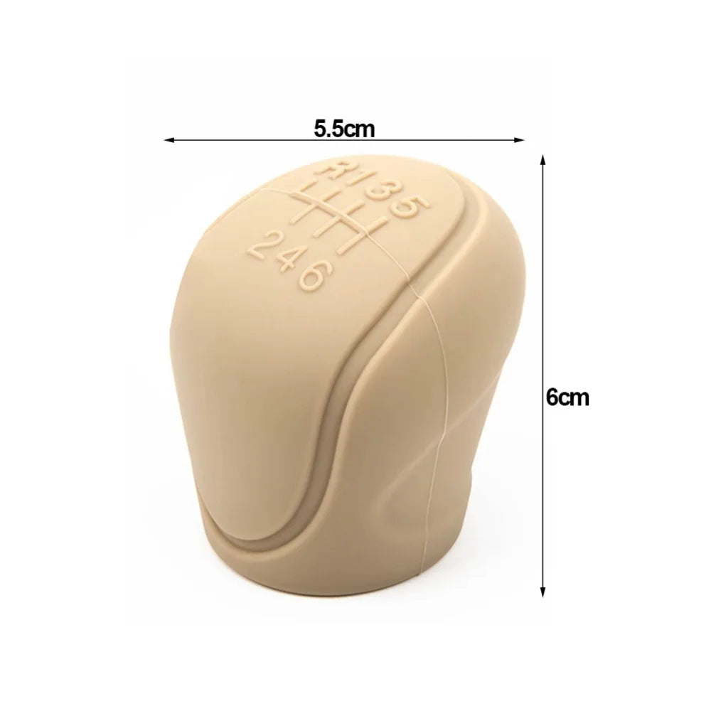 Handle Protective Covers Car Silicone Gear Shift Knob Cover 6-speed Zpaxo